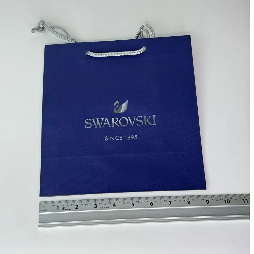 Swarovski Blue Paper Gift Empty Shopping Bag